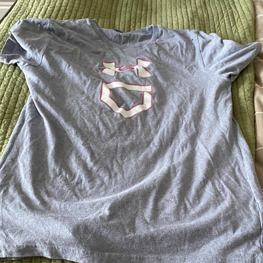 Under Armour Light Gray Kids Tee